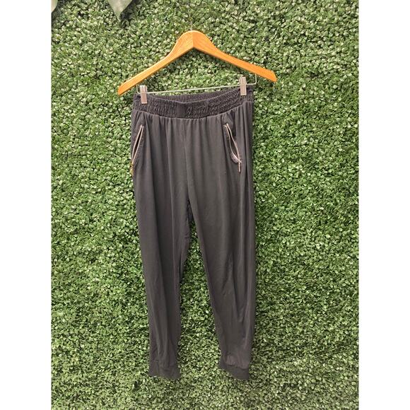 super comfy Black Jogger with gold zipper - Picture 1 of 3